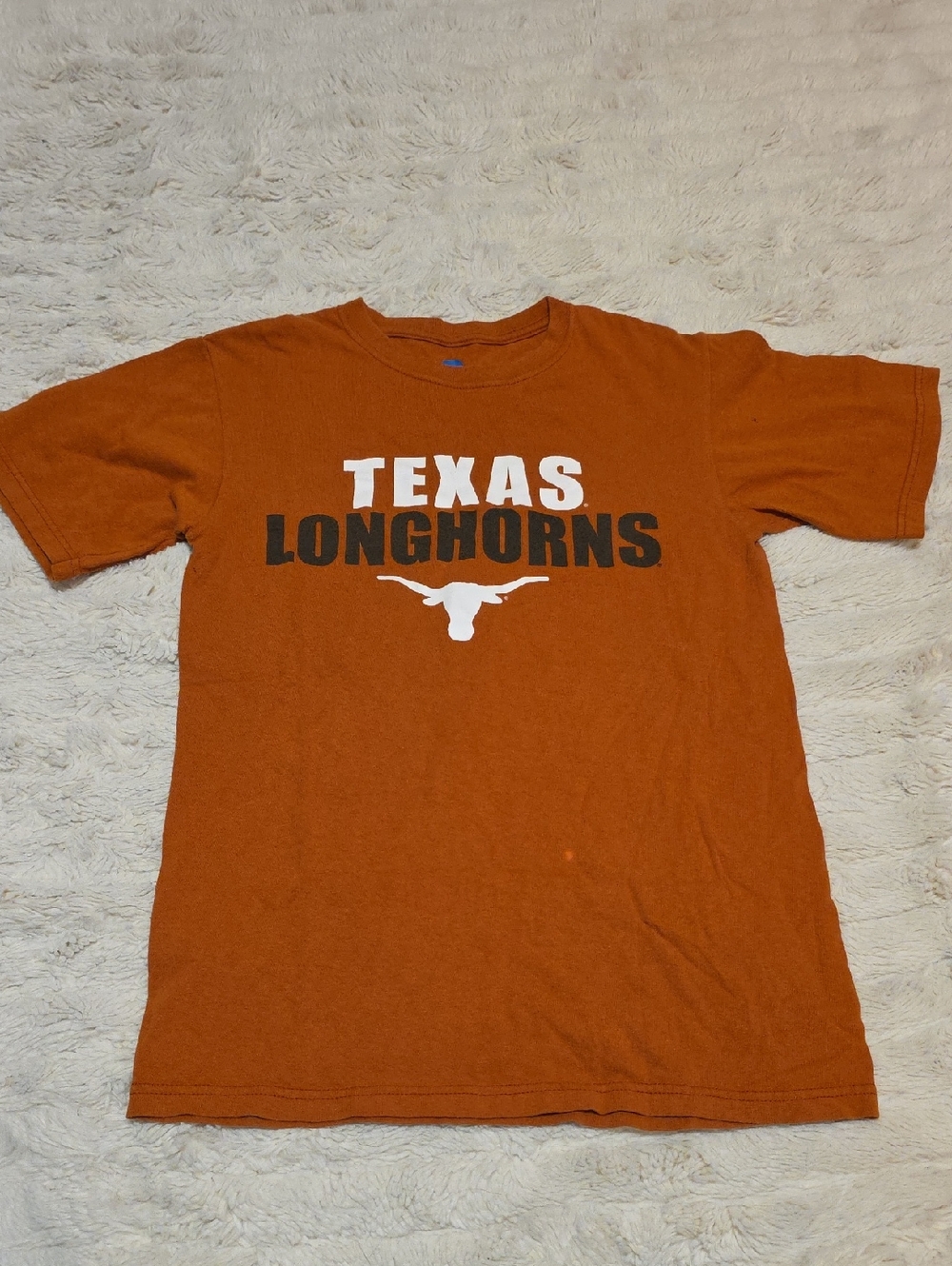 NCAA Vintage Texas Longhorns Burnt Orange Tee (Stains/holes)